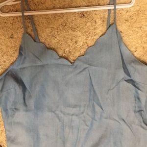 🌻 3/$12 NWT Chambray Tank/Cami Francesca’s
